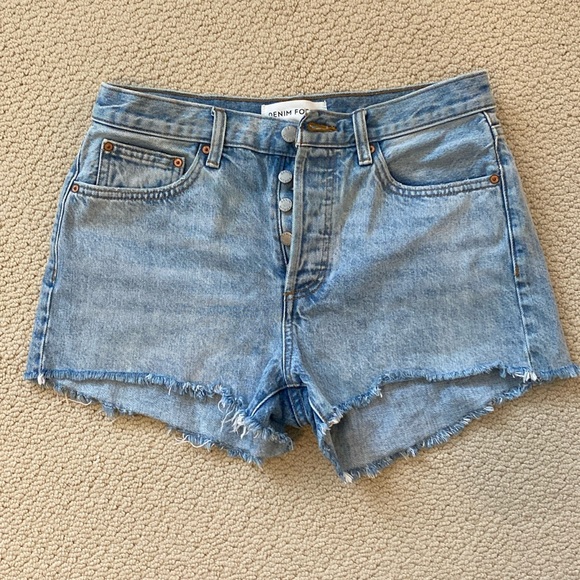 Aritzia Denim Forum ExBoyfriend Denim short - Picture 2 of 7